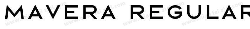 Mavera Regular字体转换